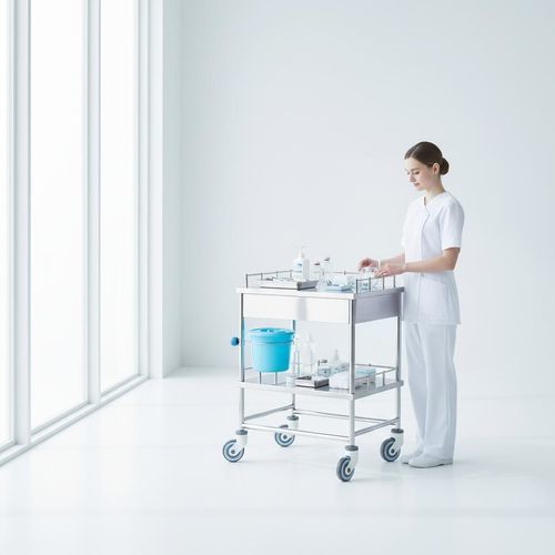 Carrello ospedaliero - B08 - Fangge Medical - per trattamenti / portarifiuti / per trattamenti