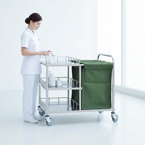 Carrello portabiancheria per sacchi sporchi - B24 - Fangge Medical - medico / ospedaliero / da trasporto