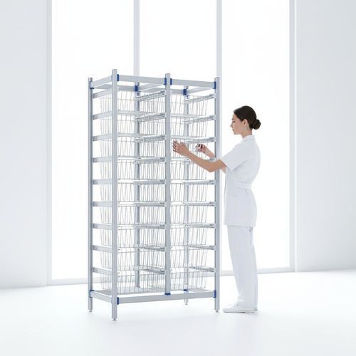 Scaffalatura modulare - FG-S-4009F02 - Fangge Medical - per container / per cestelli / per farmacia
