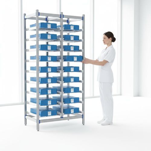 Scaffalatura modulare - FG-L-4009F02 - Fangge Medical - per contenitori / per cestelli / per farmacia