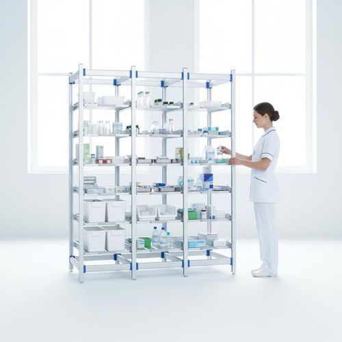 Scaffalatura modulare - FG-T-406F03 - Fangge Medical - per contenitori / in acciaio inossidabile