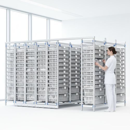Scaffalatura modulare - FG-P-6012F03/6  - Fangge Medical - per contenitori / per cestelli / in acciaio inossidabile