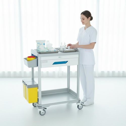Carrello medico - FG-V-07 - Fangge Medical - per trattamenti / in plastica / in alluminio