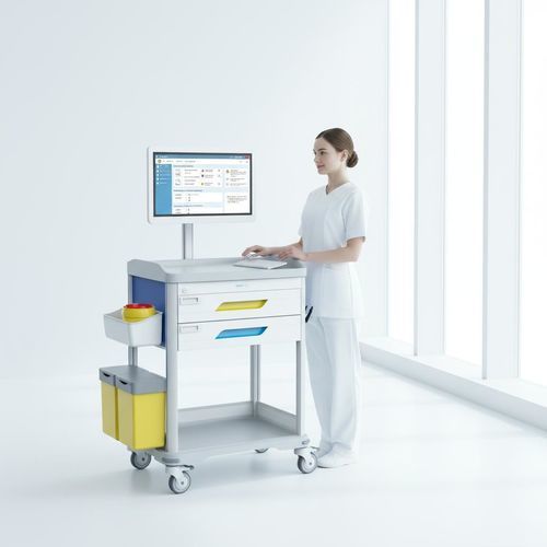 Carrello informatico medico - FG-V-10 - Fangge Medical - di distribuzione di farmaci / per tablet PC / con batteria