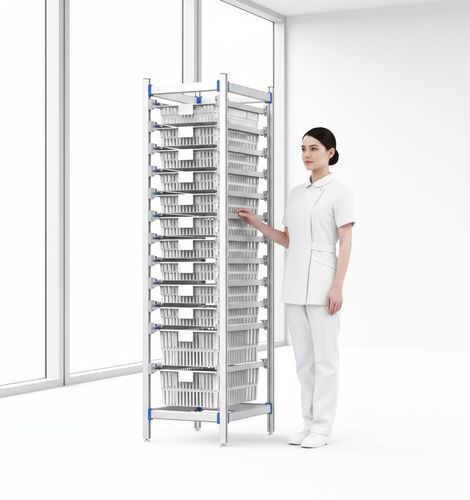 Scaffalatura modulare - FG-P-4012F01 - Fangge Medical - per contenitori / per cestelli / per farmacia