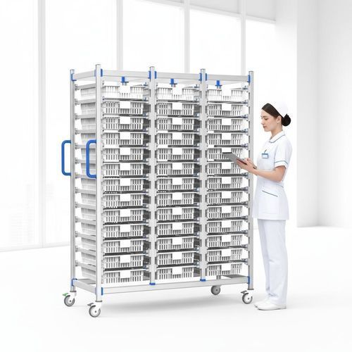 Carrello per cestelli di sterilizzazione - FG-PW-4013F03 - Fangge Medical - ospedaliero / multifunzione / in alluminio