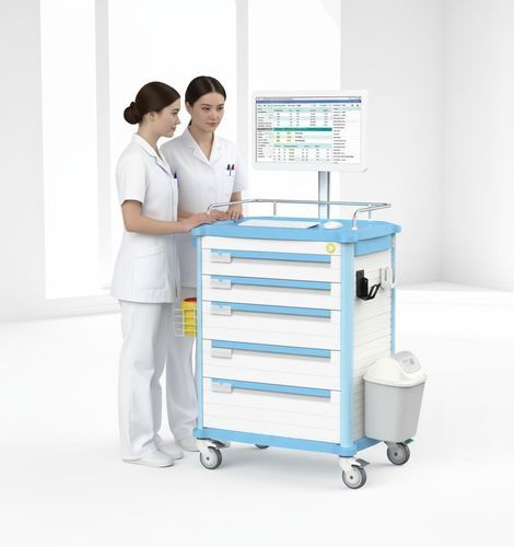 Carrello informatico medico - FG-H-16 - Fangge Medical - mobile / con cassetti / wireless