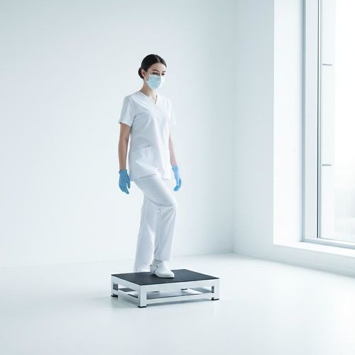 Predellino 1 gradino - E10 - Fangge Medical - in acciaio inossidabile