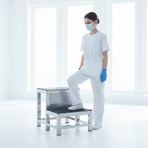 Predellino 2 gradini - E11 - Fangge Medical - in acciaio inossidabile