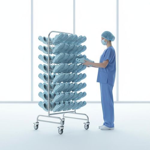 Rack di stoccaggio in acciaio inossidabile - B27 - Fangge Medical - con rotelle / modulare
