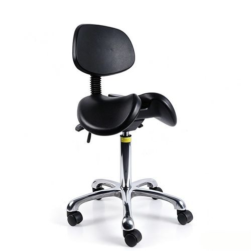Sgabello da laboratorio - FG181152 - Fangge Medical - ad altezza regolabile / pneumatico / con rotelle