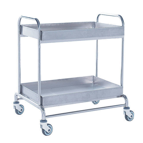 Carrello ospedaliero - B20 - Fangge Medical - di servizio / in acciaio inossidabile / 2 ripiani