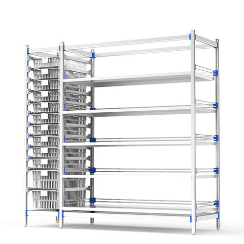 Scaffalatura modulare - FG-P-4012F/B  - Fangge Medical - per cestelli / per farmacia / con struttura aperta