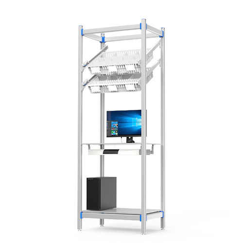 Rack per computer medico - FG-P-6002F01/B - Fangge Medical - per ospedale / per sala operatoria / di stoccaggio