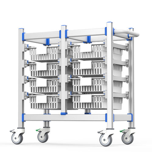 Carrello medico - FG-PW-304F02  - Fangge Medical - per consumabili / di stoccaggio / in alluminio