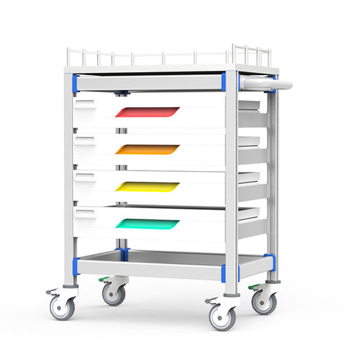 Carrello per consumabili - FG-PW-V4F/B - Fangge Medical - di stoccaggio / in acciaio inossidabile / in alluminio