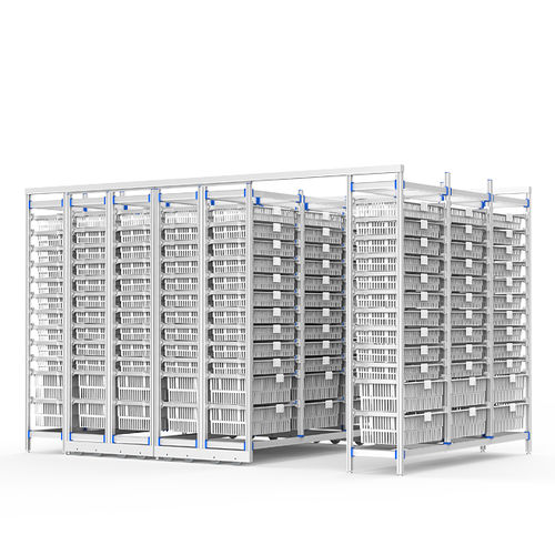 Scaffalatura modulare - FG-P-6012F03/6  - Fangge Medical - per contenitori / per cestelli / in acciaio inossidabile