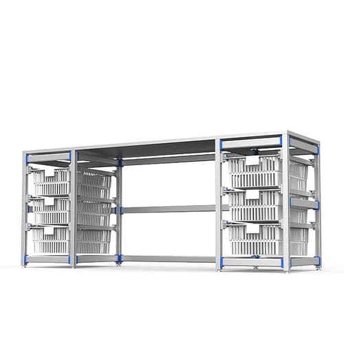 Riunito per cure infermieristiche - FG-P-403F02 - Fangge Medical - con ripiani / modulare / da tavolo
