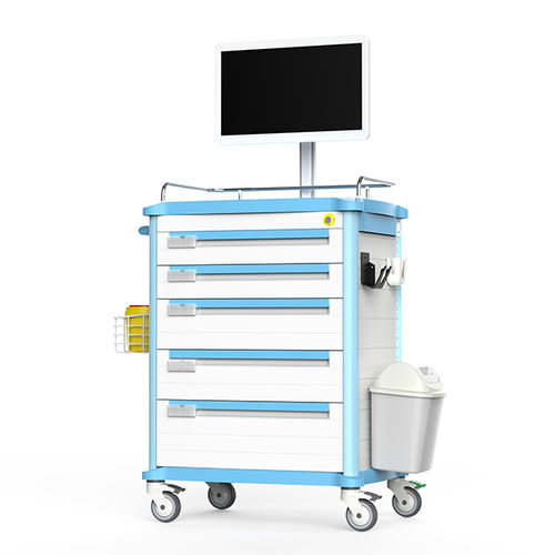 Carrello informatico medico - FG-H-16 - Fangge Medical - mobile / con cassetti / wireless