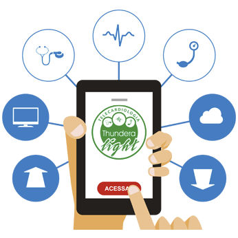 Applicazione web di gestione di telemonitoraggio cardiaco - Thundera Light - Micromed Biotecnologia - per ECG