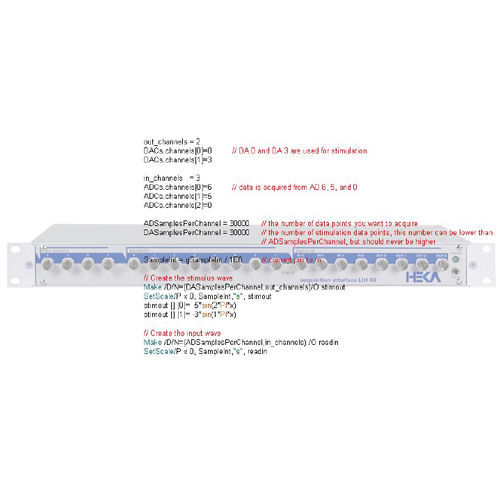 Software medico - LIH XOPs - HEKA - di controllo / di acquisizione / Windows