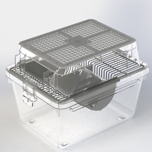 Gabbia per sperimentazione animale di isolamento - 031200260 - UNO Life Science Solutions - per roditori / modulare / in policarbonato