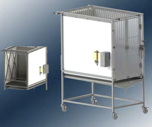 Gabbia metabolica per primati - UNO Life Science Solutions - con rotelle