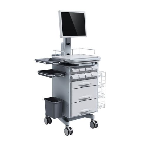 Carrello informatico di distribuzione di farmaci - HS-T-11 - Shandong HESOURCE Medical Equipment - accessori / con cassetti
