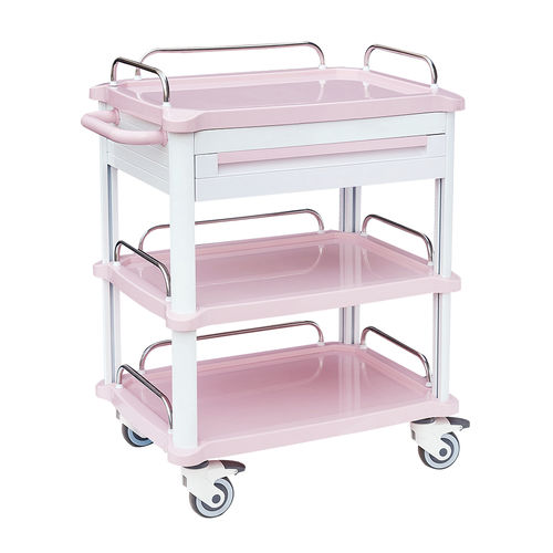 Carrello medico - HS-C-02 - Shandong HESOURCE Medical Equipment - per uso generale / per trattamenti / di servizio