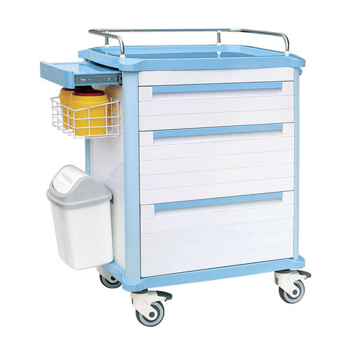 Carrello medico - HS-C-04 - Shandong HESOURCE Medical Equipment - per uso generale / per trattamenti / di servizio