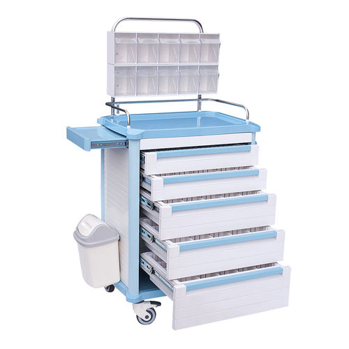 Carrello per anestesia - HS-E-01 - Shandong HESOURCE Medical Equipment - medico / per uso generale / di servizio
