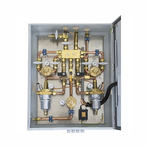 Unità di distribuzione di gas medicali con bombola di ossigeno - PM0138F - GLOOR MEDICAL - ad alta portata / a muro / automatica