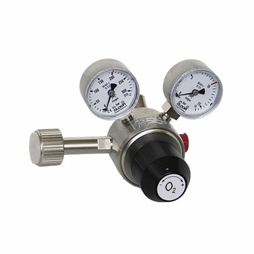 Regolatore di pressione O2 - PM0102E - GLOOR MEDICAL - d'aria / di CO2 / di elio