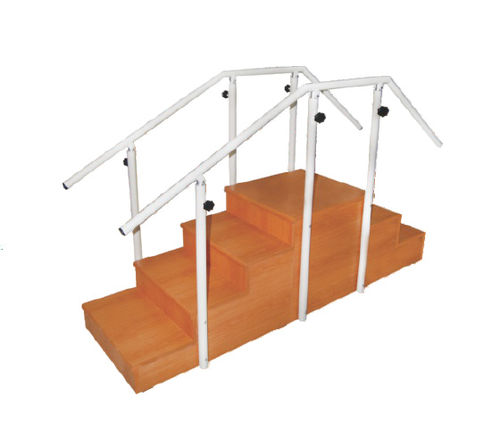 Scale per riabilitazione diritta tipo ponte - FİZYOSTEP 1000 - Fizyomed - con 2 corrimani