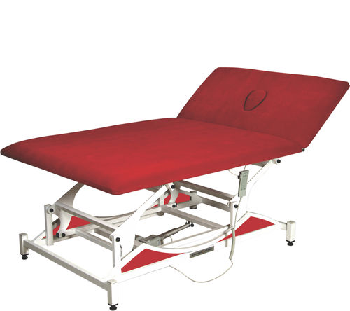 Lettino Bobath elettrico - FİZYOMAT 2000 - Fizyomed - con schienale ad altezza regolabile / a 2 sezioni