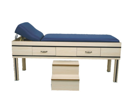 Lettino da visita per fisioterapia - FİZYOTABLE 1000  - Fizyomed - manuale / con schienale regolabile / con scomparti