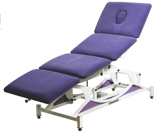 Lettino da visita per fisioterapia - FİZYOTABLE 4000 - Fizyomed - elettrico / ad altezza regolabile / con schienale regolabile