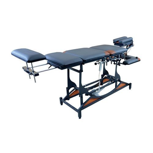 Lettino elettrico per chiropratica - GERORDA 1000 - Fizyomed - con schienale ad altezza regolabile / con poggiatesta / a 4 sezioni