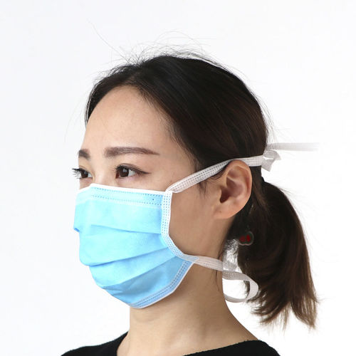 Mascherina chirurgica di tipo IIR - Hubei WeCare - in polipropilene / blu / bianca