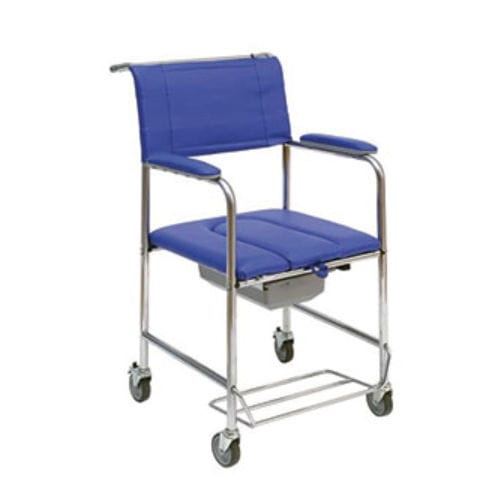 Sedia da toilette con braccioli - 00/27 - Wimed Export - con secchio / con rotelle / con poggiapiedi