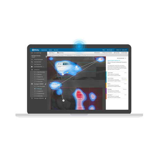 Tracciatore oculare da ricerca - Sticky - Tobii - da ufficio / video