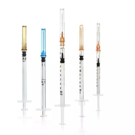Siringa per vaccinazione - WEGO Medical - 1 ml / 0,5 ml / in polipropilene