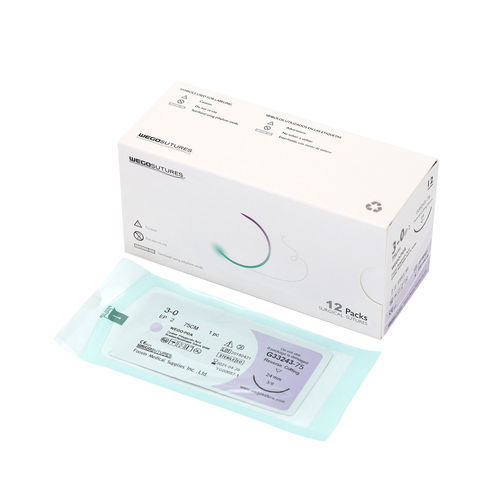 Filo di sutura assorbibile - WEGO-PGA Suture - WEGO Medical - per chirurgia dei tessuti molli
