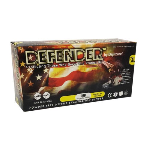 Guanto in lattice - Defender™ - Digitcare Corporation - in nitrile / medico / senza polvere