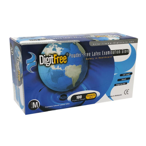 Guanto in lattice - DigitFree™ - Digitcare Corporation - in nitrile / medico / senza polvere