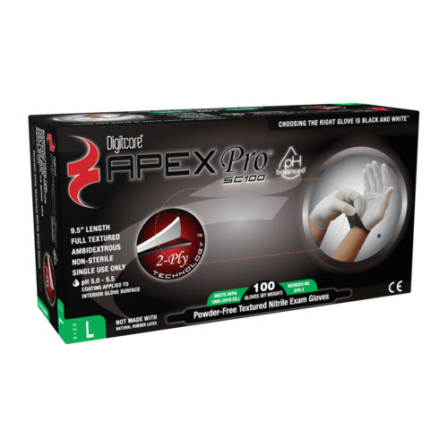 Guanto in nitrile - ApexPro® SC100 - Digitcare Corporation - medico / senza polvere