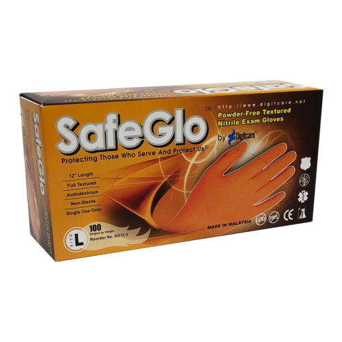 Guanto in nitrile - SafeGlo™ - Digitcare Corporation - medico / senza polvere
