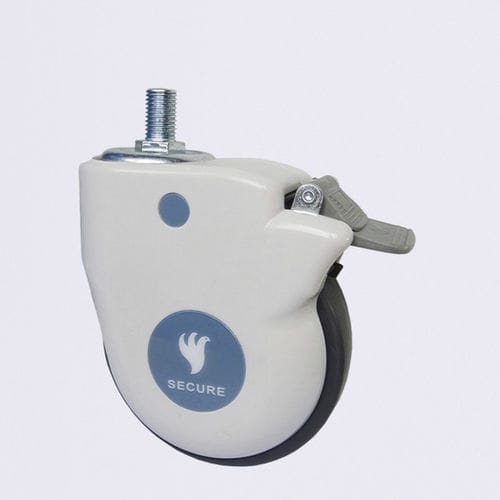 Ruota girevole - DSD-125B-2-WG-M16x25 - Fujian Secure Medical Technology - con freno