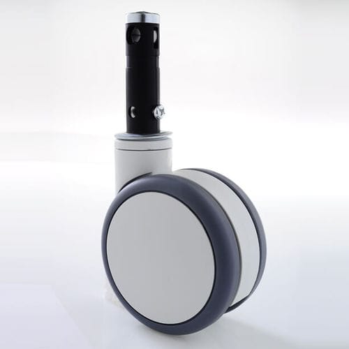 Ruota con bloccaggio elettrico centralizzato - T125C-ZX-062-D28X96-3D30 - Fujian Secure Medical Technology - girevole