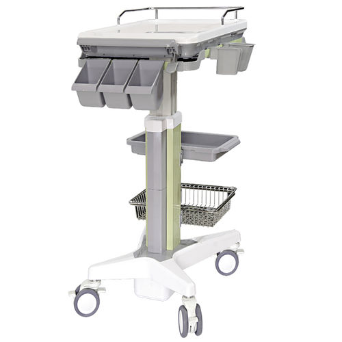 Carrello medico - DB-05 - Fujian Secure Medical Technology - per ecografi / per trattamenti / con piano di appoggio